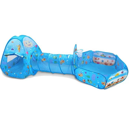 Ultimate PlayZone Kids Ball Pit Tent And Crawling Tunnel Playset 11