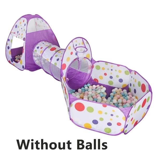Ultimate PlayZone Kids Ball Pit Tent And Crawling Tunnel Playset 12