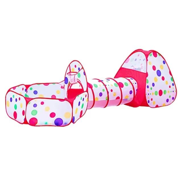 Ultimate PlayZone Kids Ball Pit Tent And Crawling Tunnel Playset 8