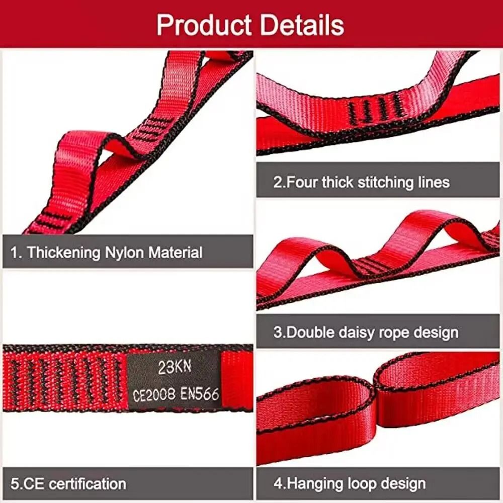 Yoga Fitness Belt Daisy Chain Extension Strap 2