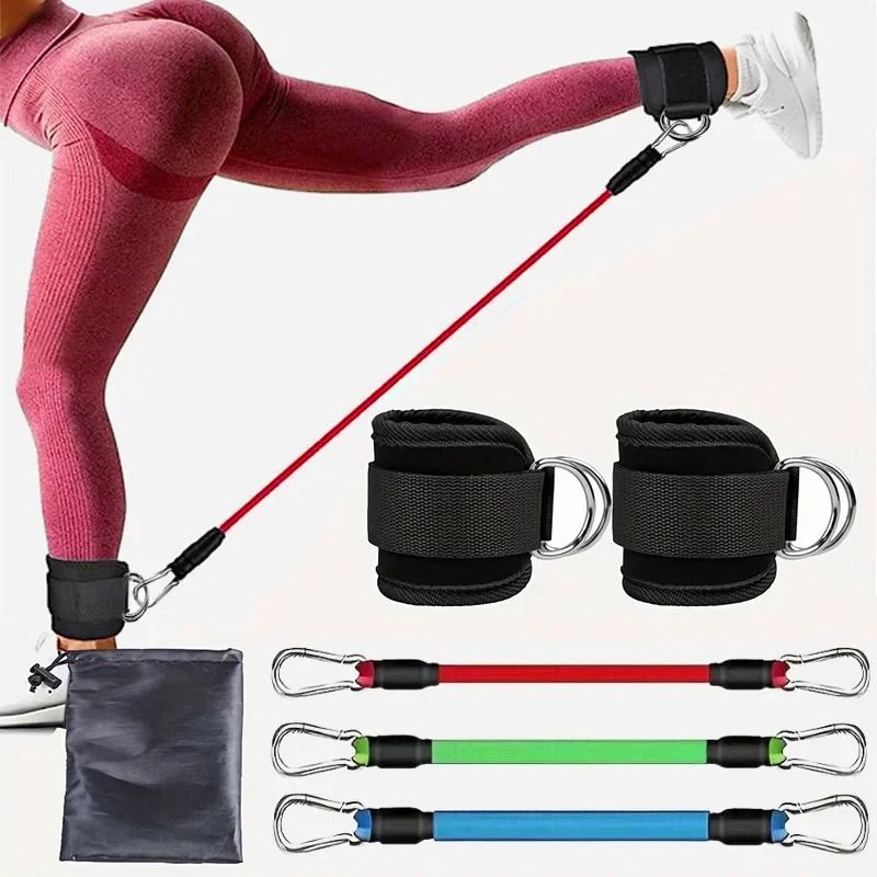 Ankle Straps Resistance Bands Set For Fitness And Workout 9
