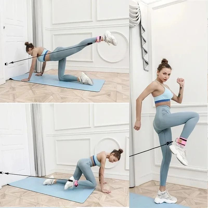 Ankle Straps Resistance Bands Set For Fitness And Workout 3