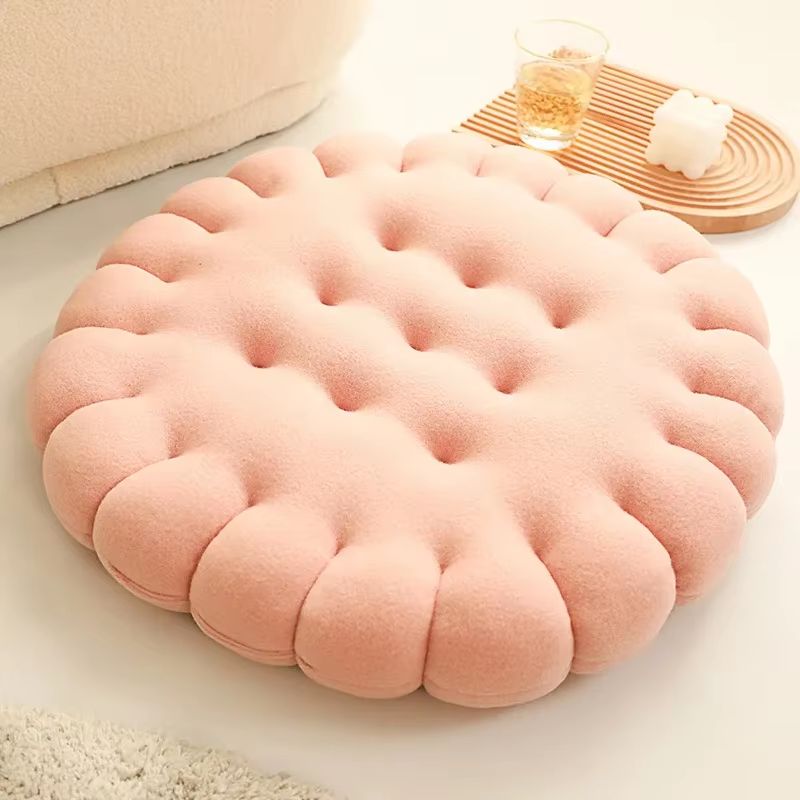 Biscuit Cookie Plush Cushion Soft Seat Pad Tatami Floor Chair And Sofa Pillow 11