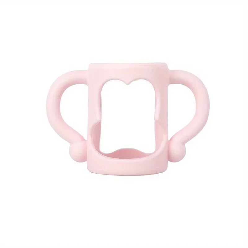 Silicone Bottle Handle for Narrow Baby Bottles, BPA-free Soft Silicone, Easy Grip Handle, Can Accommodate Most Bottles