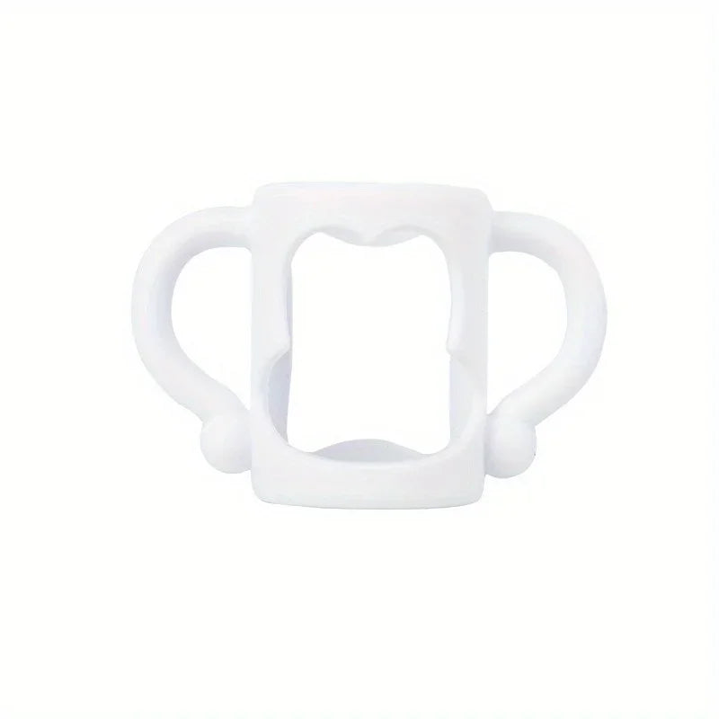 Silicone Bottle Handle for Narrow Baby Bottles, BPA-free Soft Silicone, Easy Grip Handle, Can Accommodate Most Bottles