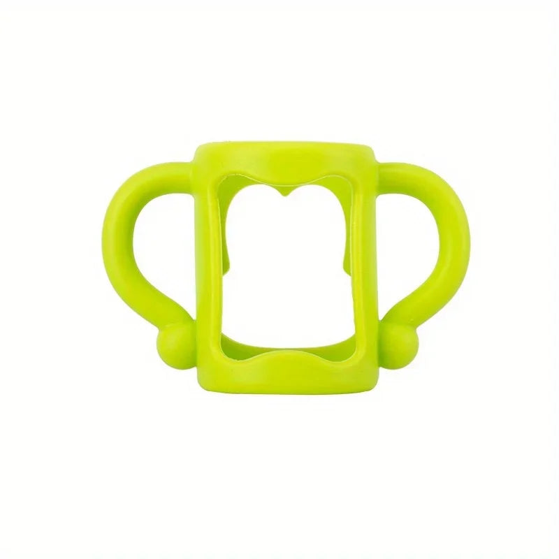 Silicone Bottle Handle for Narrow Baby Bottles, BPA-free Soft Silicone, Easy Grip Handle, Can Accommodate Most Bottles