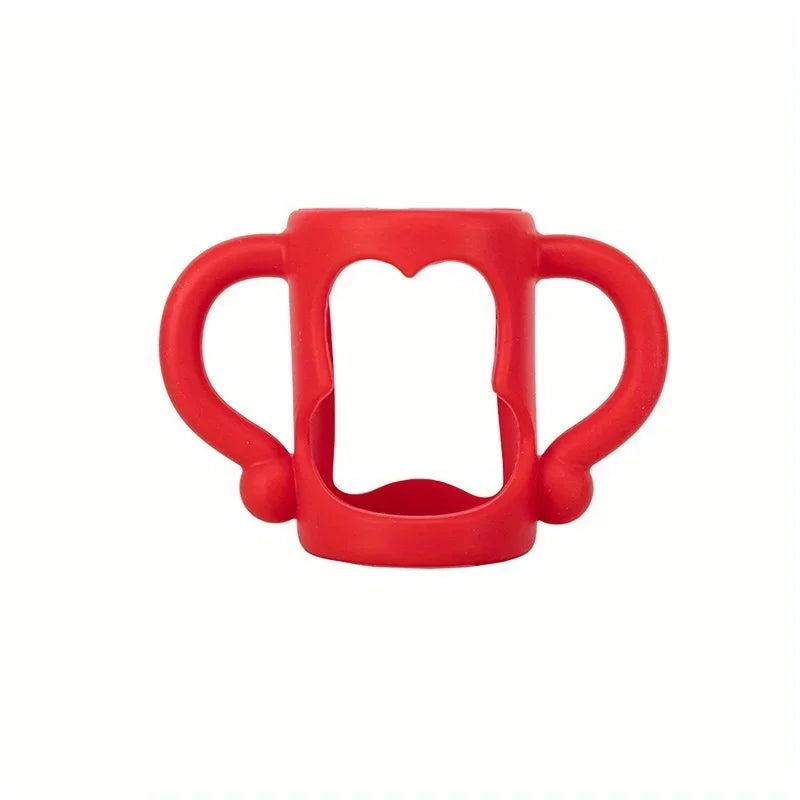 Silicone Bottle Handle for Narrow Baby Bottles, BPA-free Soft Silicone, Easy Grip Handle, Can Accommodate Most Bottles