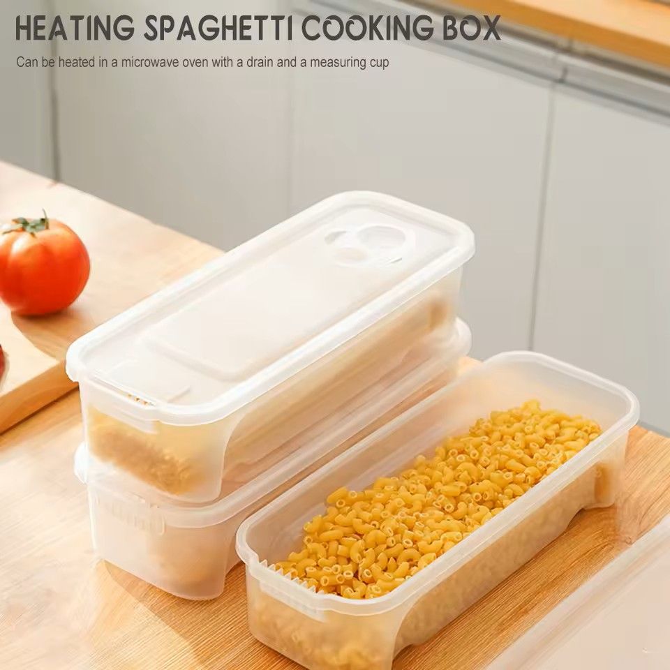 Heating Microwave Pasta Cooker – Fast & Easy Noodle Cooking Box for Home & Dorm Use