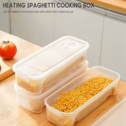 Heating Microwave Pasta Cooker – Fast & Easy Noodle Cooking Box for Home & Dorm Use