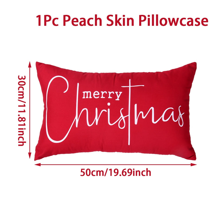Xmas Pillow Cover, Merry Christmas Tree, Navidad New Year Decoration Gift Natal New Year Gift