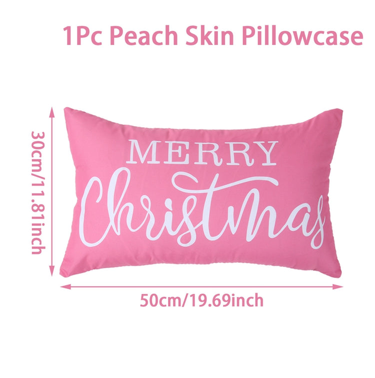 Xmas Pillow Cover, Merry Christmas Tree, Navidad New Year Decoration Gift Natal New Year Gift
