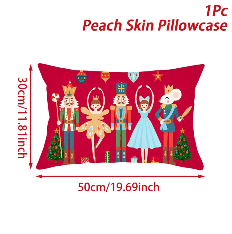 Xmas Pillow Cover, Merry Christmas Tree, Navidad New Year Decoration Gift Natal New Year Gift