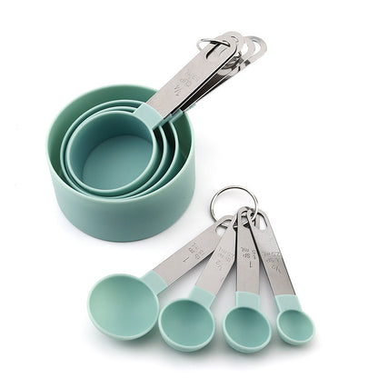 Stainless Steel Measuring Cups Spoons Set, Kitchen Tools for Baking, Cake, Pastry, Cooking