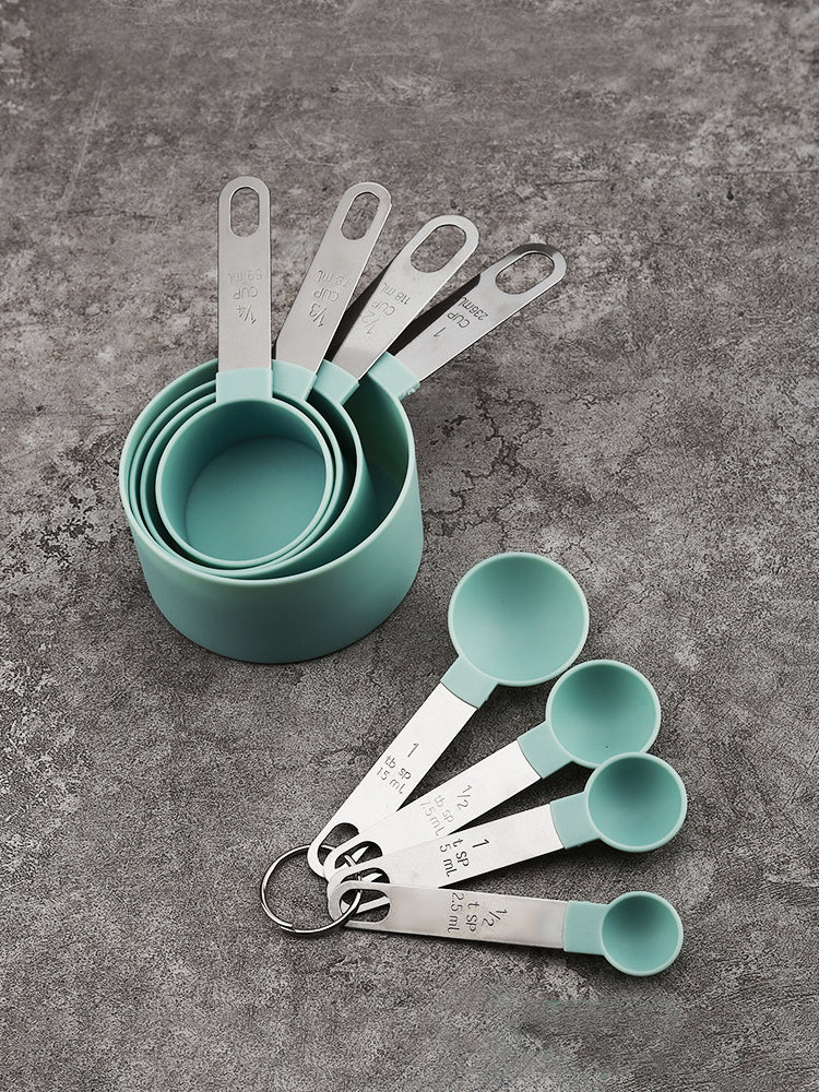 Stainless Steel Measuring Cups Spoons Set, Kitchen Tools for Baking, Cake, Pastry, Cooking