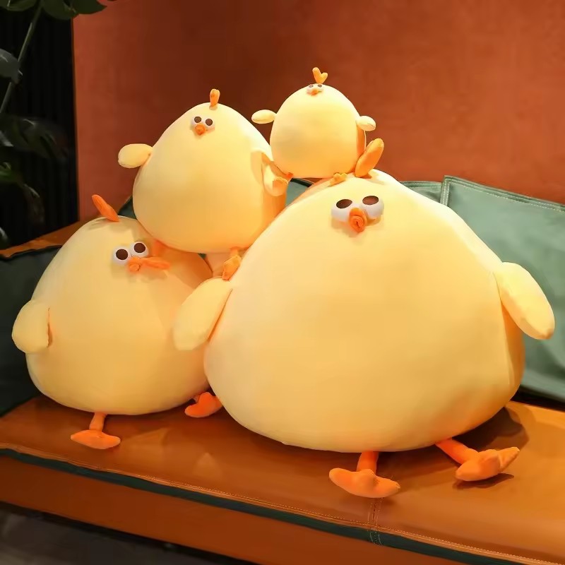 Soft Simulation Chicken Plush Toy, Funny Neck Pillow, Stuffed Animal for Boys and Girls, Cute Festival Gift