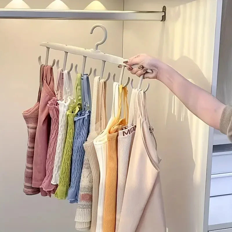 Multi-Functional Storage Organizer Hanger for Underwear, Clothes, and Hats, Home Wardrobe Wave Hook