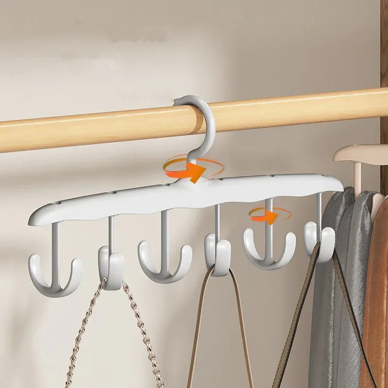 Multi-Functional Storage Organizer Hanger for Underwear, Clothes, and Hats, Home Wardrobe Wave Hook