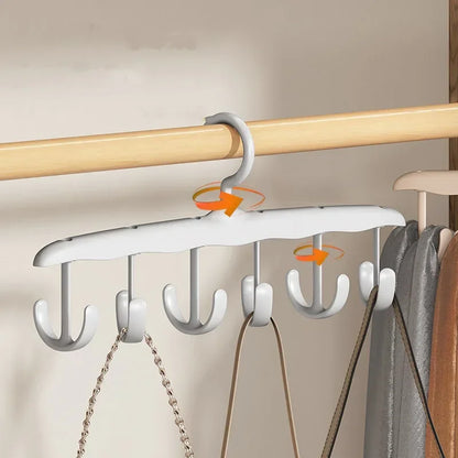 Multi-Functional Storage Organizer Hanger for Underwear, Clothes, and Hats, Home Wardrobe Wave Hook