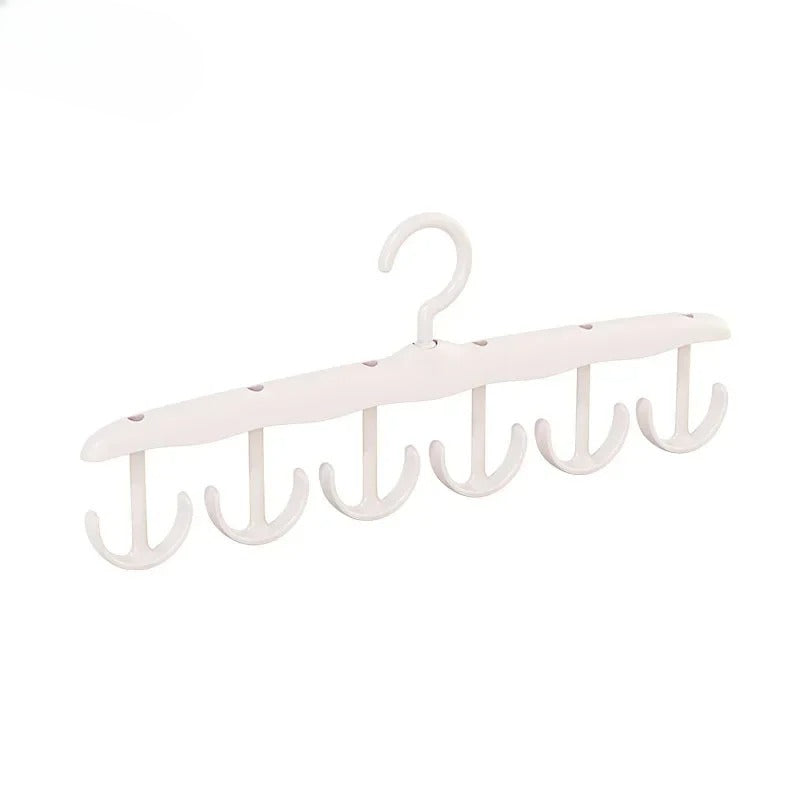 Multi-Functional Storage Organizer Hanger for Underwear, Clothes, and Hats, Home Wardrobe Wave Hook