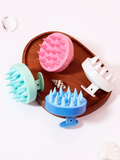 Silicone Scalp Massage Brush For Hair Washing And Wig Care 2