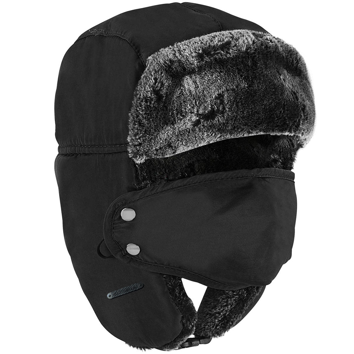 Mens Winter Trapper Pilot Ushanka Hat With Windproof Mask For Hunting And Skiing Hat For Men Women 2