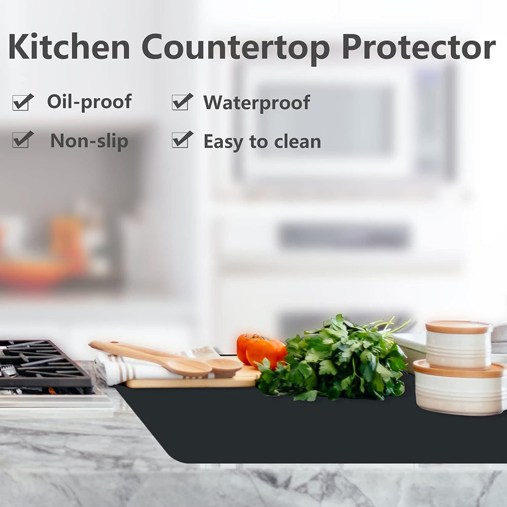Kids DIY Crafts Table Mat, Silicone Placemat, Waterproof Non Slip Heat Resistant Kitchen Counter Protector