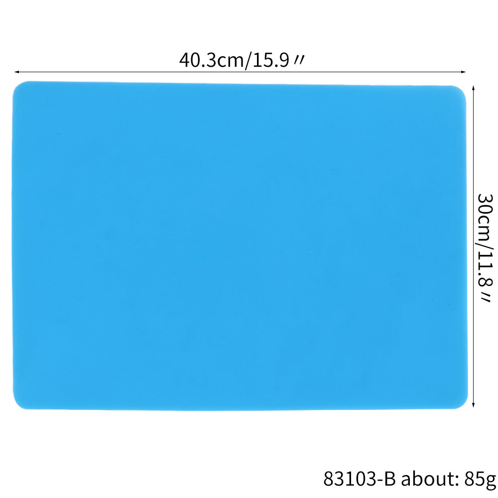 Kids DIY Crafts Table Mat, Silicone Placemat, Waterproof Non Slip Heat Resistant Kitchen Counter Protector