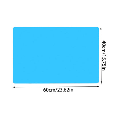 Kids DIY Crafts Table Mat, Silicone Placemat, Waterproof Non Slip Heat Resistant Kitchen Counter Protector