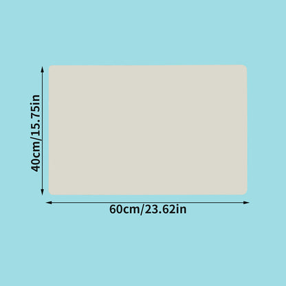 Kids DIY Crafts Table Mat, Silicone Placemat, Waterproof Non Slip Heat Resistant Kitchen Counter Protector