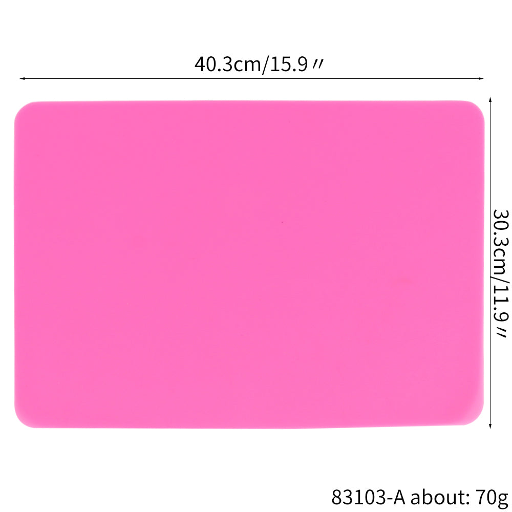 Kids DIY Crafts Table Mat, Silicone Placemat, Waterproof Non Slip Heat Resistant Kitchen Counter Protector