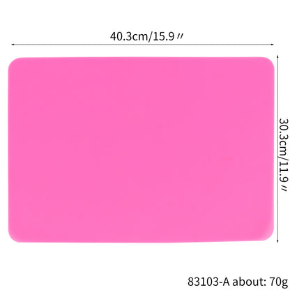 Kids DIY Crafts Table Mat, Silicone Placemat, Waterproof Non Slip Heat Resistant Kitchen Counter Protector