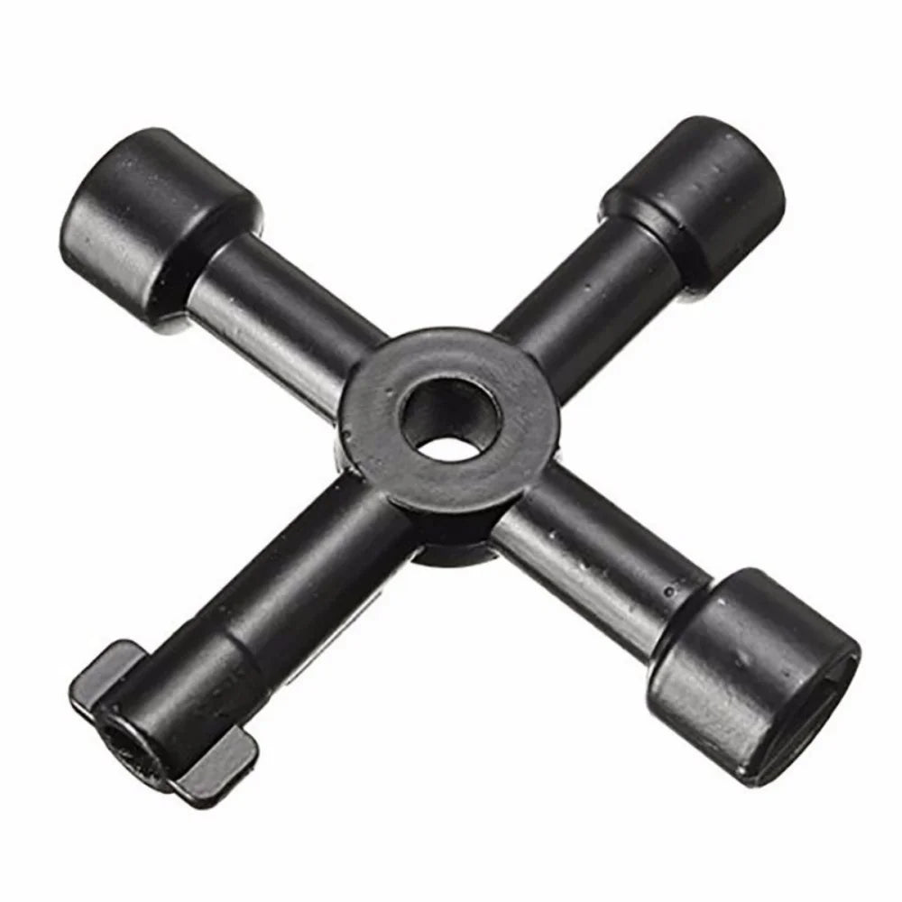 Universal Square Triangle Key For Gas Electrician Plumber Utility Cross Switch Wrench Radiator Trai 1