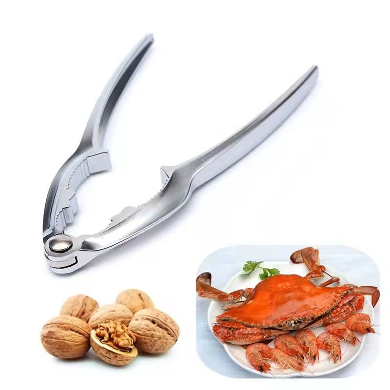 Heavy Duty Zinc Alloy Nutcracker  Walnut Hazelnut  Pine Nut Sheller Tool 4