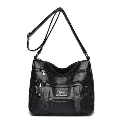 Designer PU Leather Messenger Bags For Women Luxury Shoulder Purses Crossbody Handbags 5