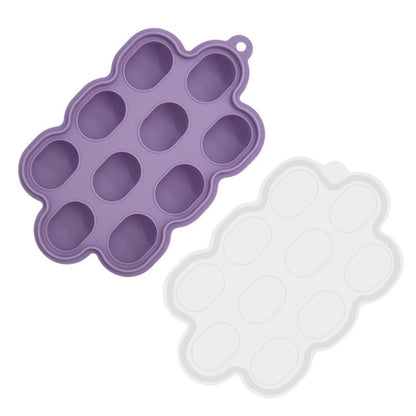 Durable Baby Food Freezer Tray Easy Release Breastmilk Popsicle Mold BPAFree 5