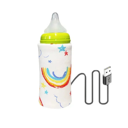 Portable USB Baby Bottle Heater Insulated Bag Safe Milk Warmer For Winter Travel 8