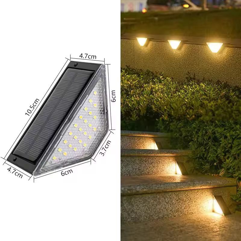 SolarGlow Fence  Deck Lighting Set  Outdoor Waterproof Solar Deck Lights 1