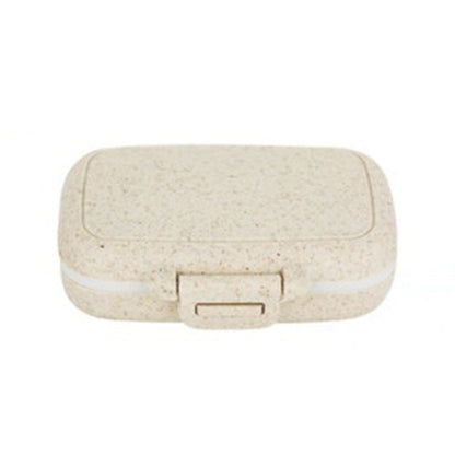 Mini Portable Pills Organizer Case, Grids PillBox, Weekly Tablet Storage Container, Medicine Box