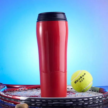 AntiInverted Cup Portable Plastic Water Bottle With Magic Suction Cup NonSlip And AntiScalding 6