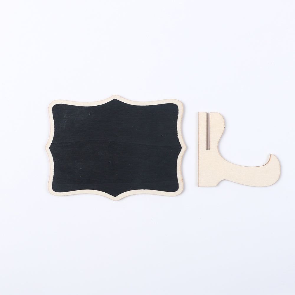 Wooden Chalkboards for Weddings, Mini Chalkboard Signs With Easel, Birthday Message Labels