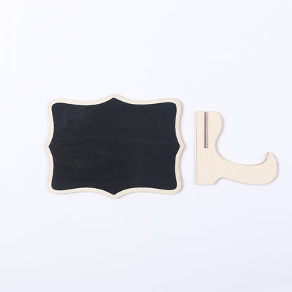 Wooden Chalkboards for Weddings, Mini Chalkboard Signs With Easel, Birthday Message Labels
