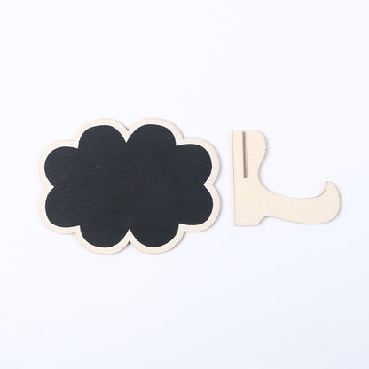 Wooden Chalkboards for Weddings, Mini Chalkboard Signs With Easel, Birthday Message Labels