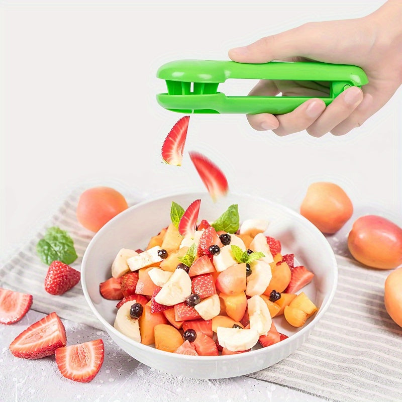Safe Easy Manual Fruit Slicer Multifunctional Grape Cutter KidFriendly Kitchen Prep Tool 1