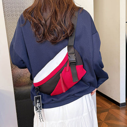 Casual Large Phone Belt Chest Bag, New Nylon Waist Bag Pack, Unisex Fanny Banana Bag Unisex Fanny Banana Bag