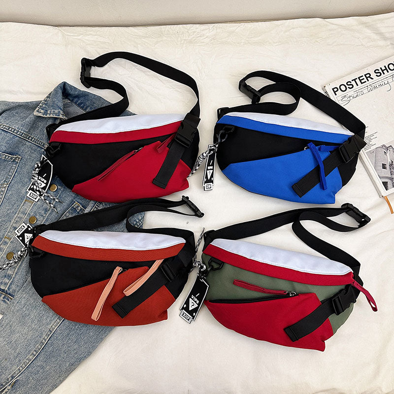 Casual Large Phone Belt Chest Bag, New Nylon Waist Bag Pack, Unisex Fanny Banana Bag Unisex Fanny Banana Bag
