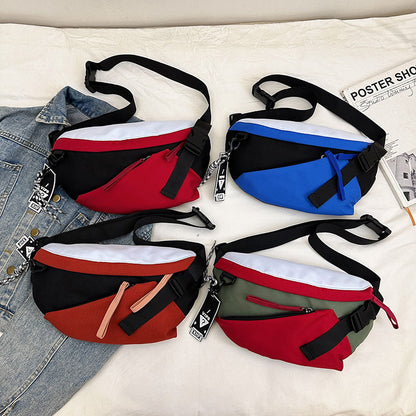 Casual Large Phone Belt Chest Bag, New Nylon Waist Bag Pack, Unisex Fanny Banana Bag Unisex Fanny Banana Bag
