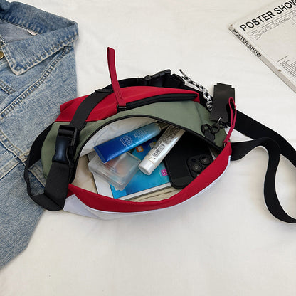 Casual Large Phone Belt Chest Bag, New Nylon Waist Bag Pack, Unisex Fanny Banana Bag Unisex Fanny Banana Bag