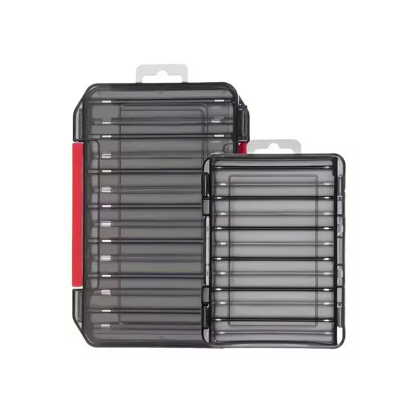 Ultimate DualDeck Fishing Tackle Storage Case  Large  Small Compartments Organizer 1
