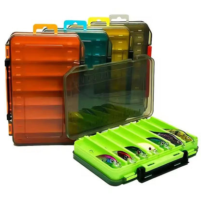 Ultimate DualDeck Fishing Tackle Storage Case  Large  Small Compartments Organizer 11