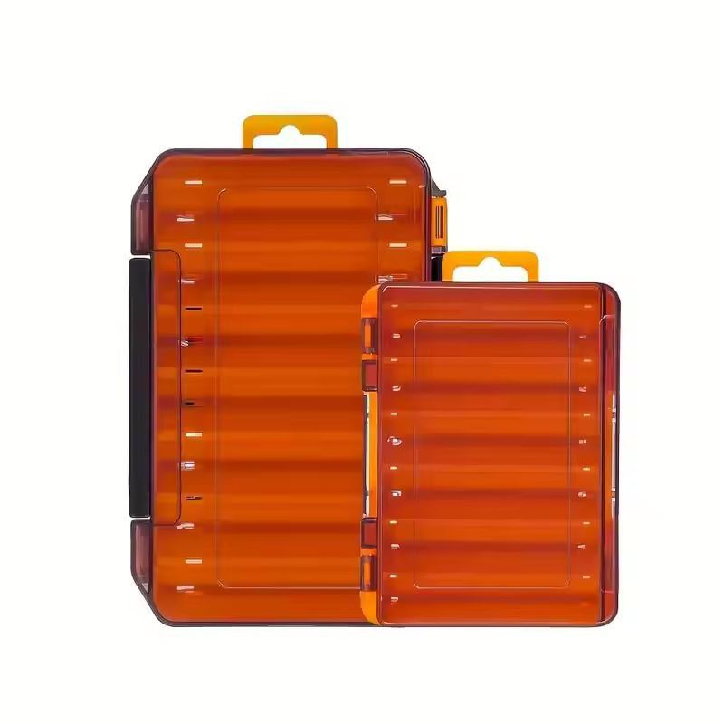 Ultimate DualDeck Fishing Tackle Storage Case  Large  Small Compartments Organizer 5